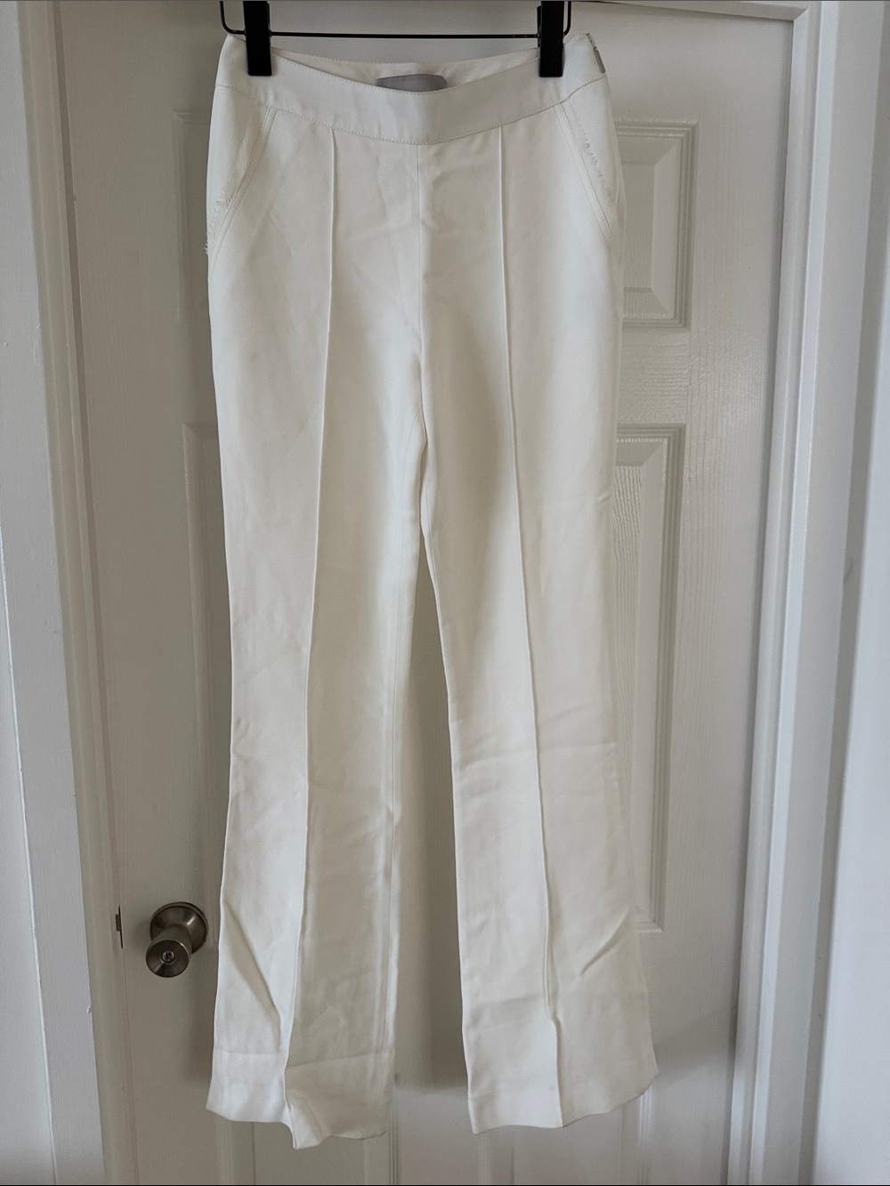 Jason Wu White Tailored Straight-Leg Pants